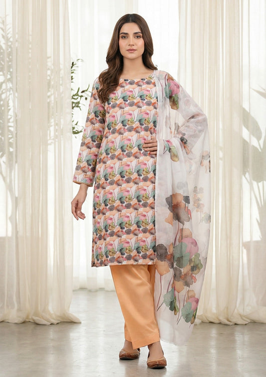 R Prints Lawn 26 Volume 3 - D#31 - Peach