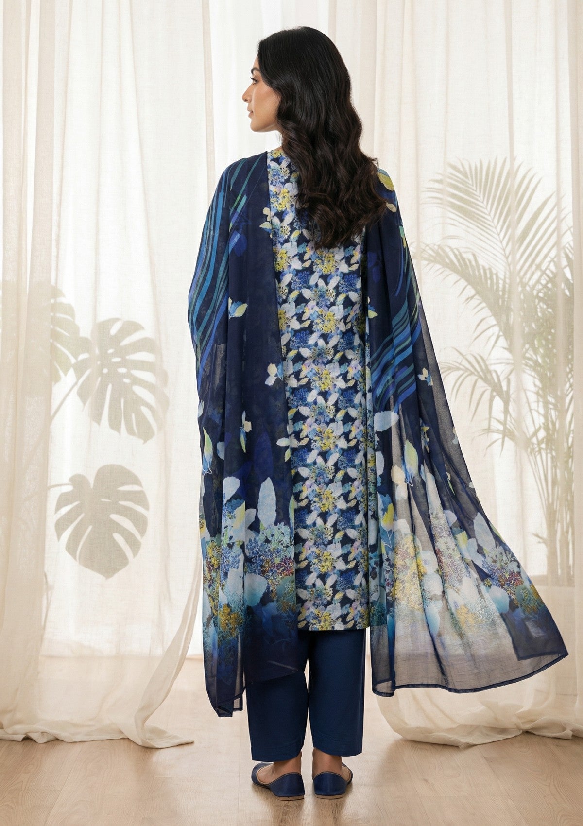 R Prints Lawn 26 Volume 3 - D#28 - Blue
