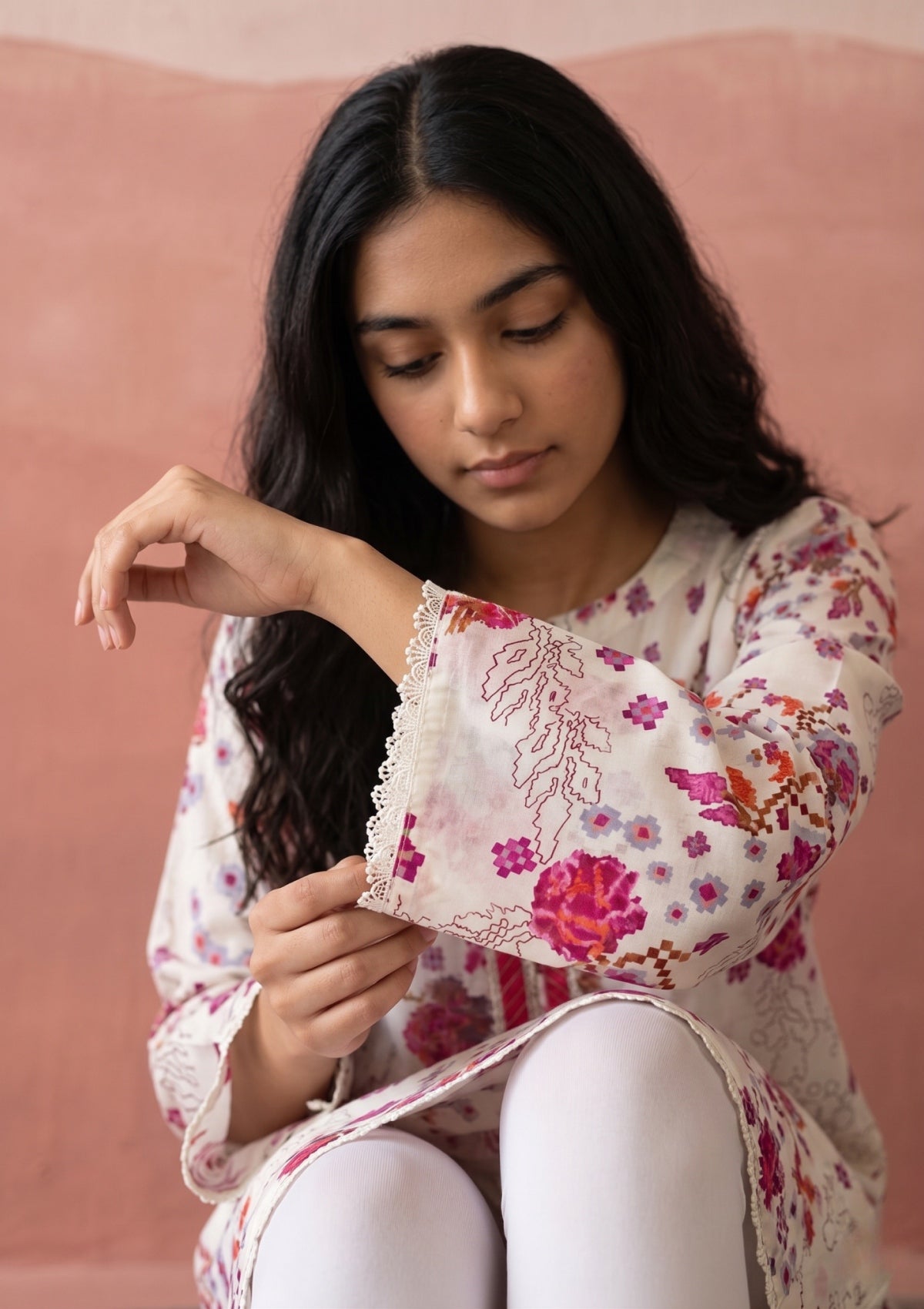 Off White - Ready to Wear - Printed Lawn Shirt