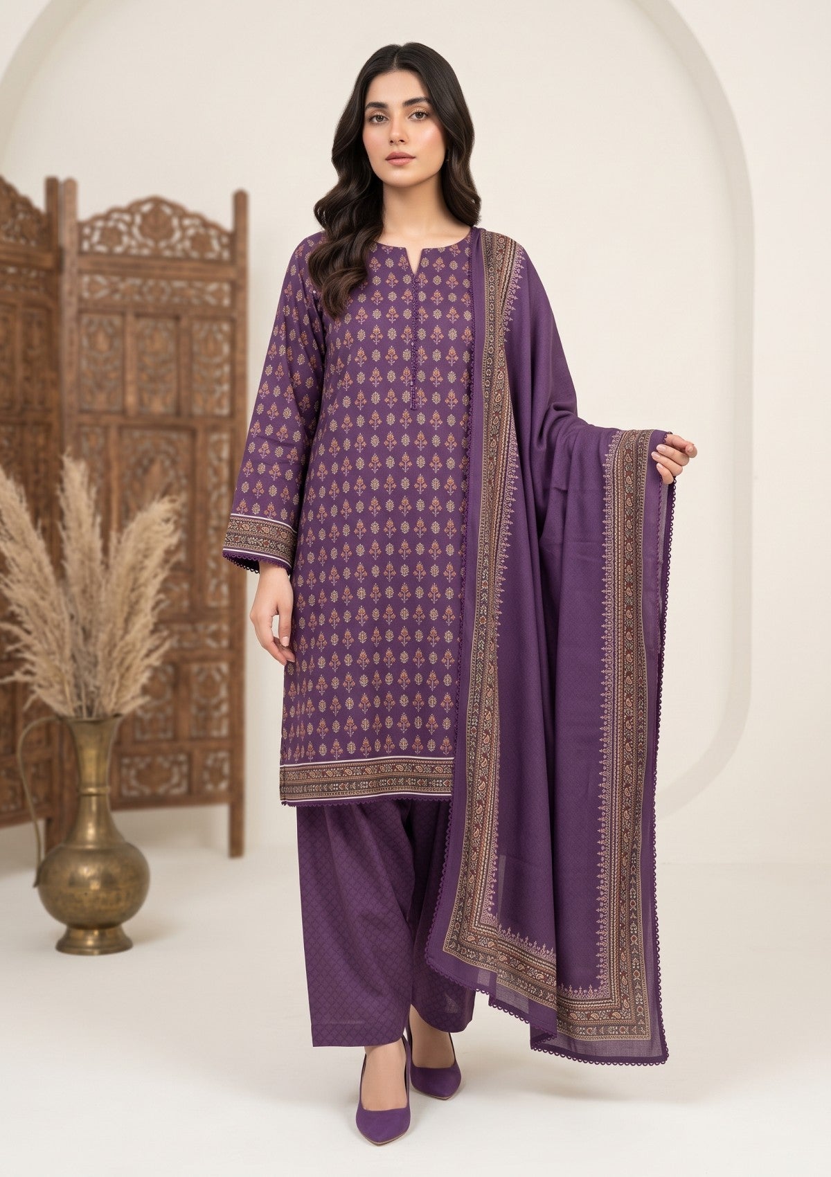 Bana Dora Linen - RB26#02 - PURPLE