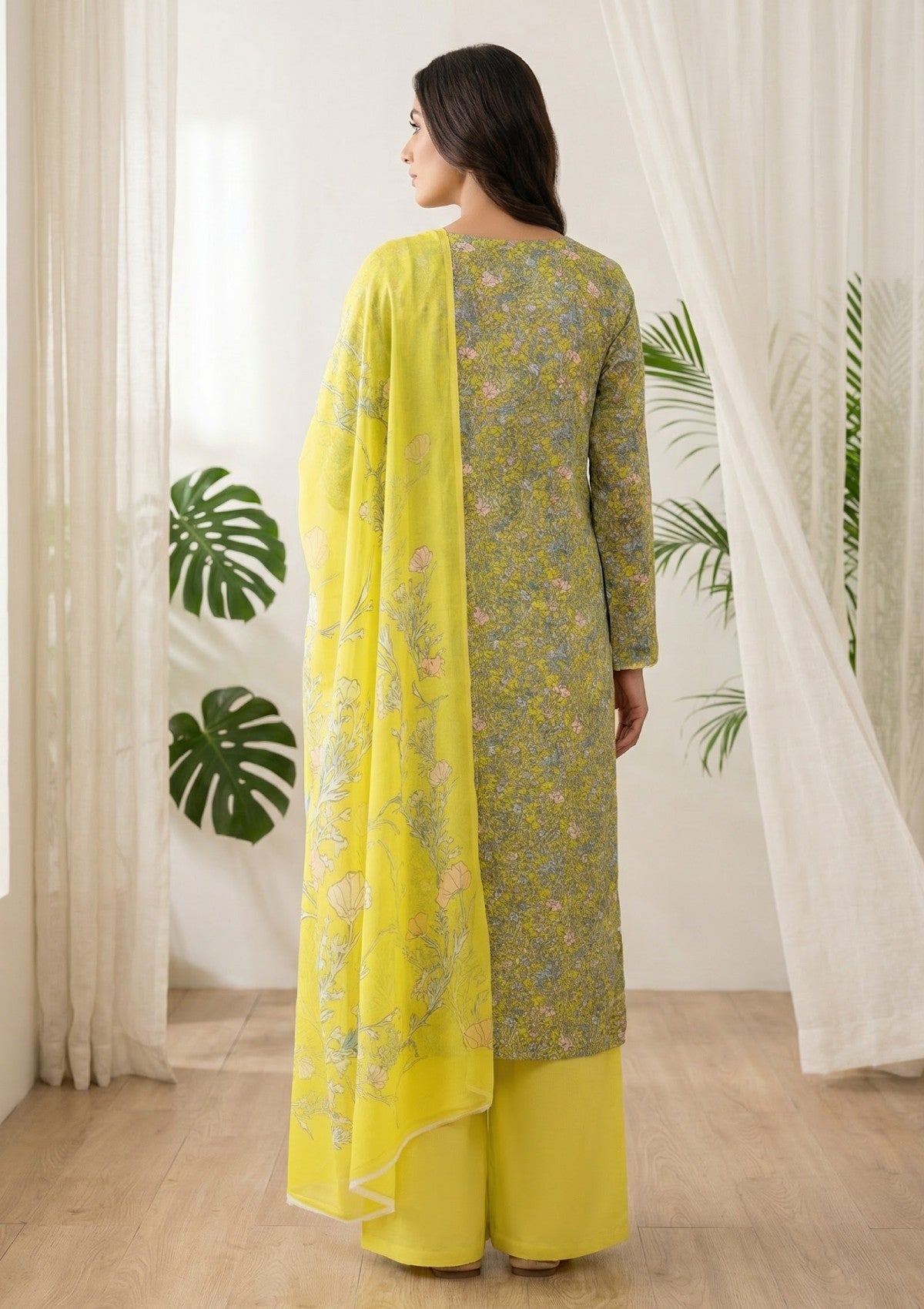R Prints Lawn 26 Volume 3 - D#26 - Yellow