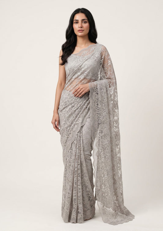 Chantilly Lace With Stone Work - ASPL#112