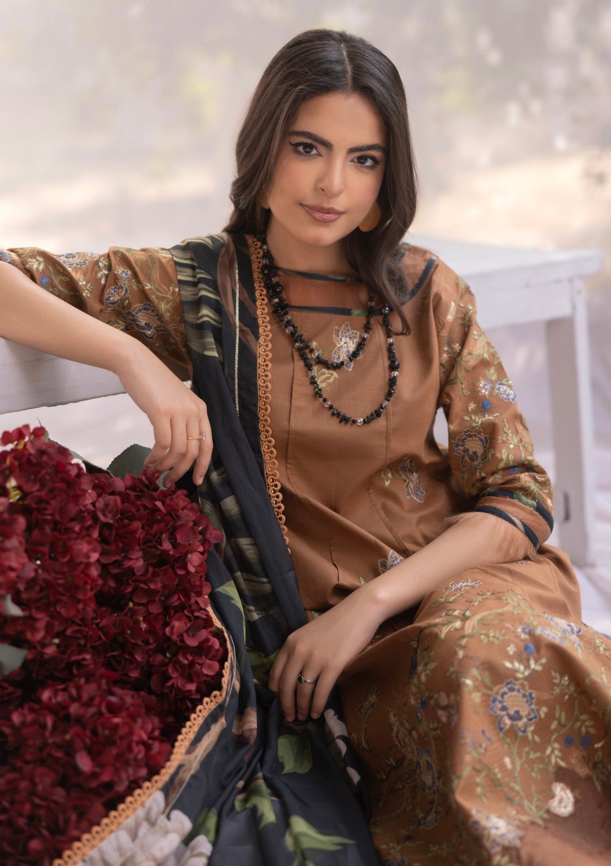 RM#07 - 3 pc - Embroidered - Muse Era - Luxury Lawn 25