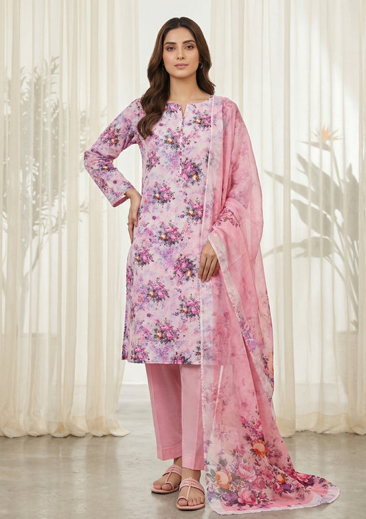R Prints Lawn 26 Volume 3 - D#40 - Pink