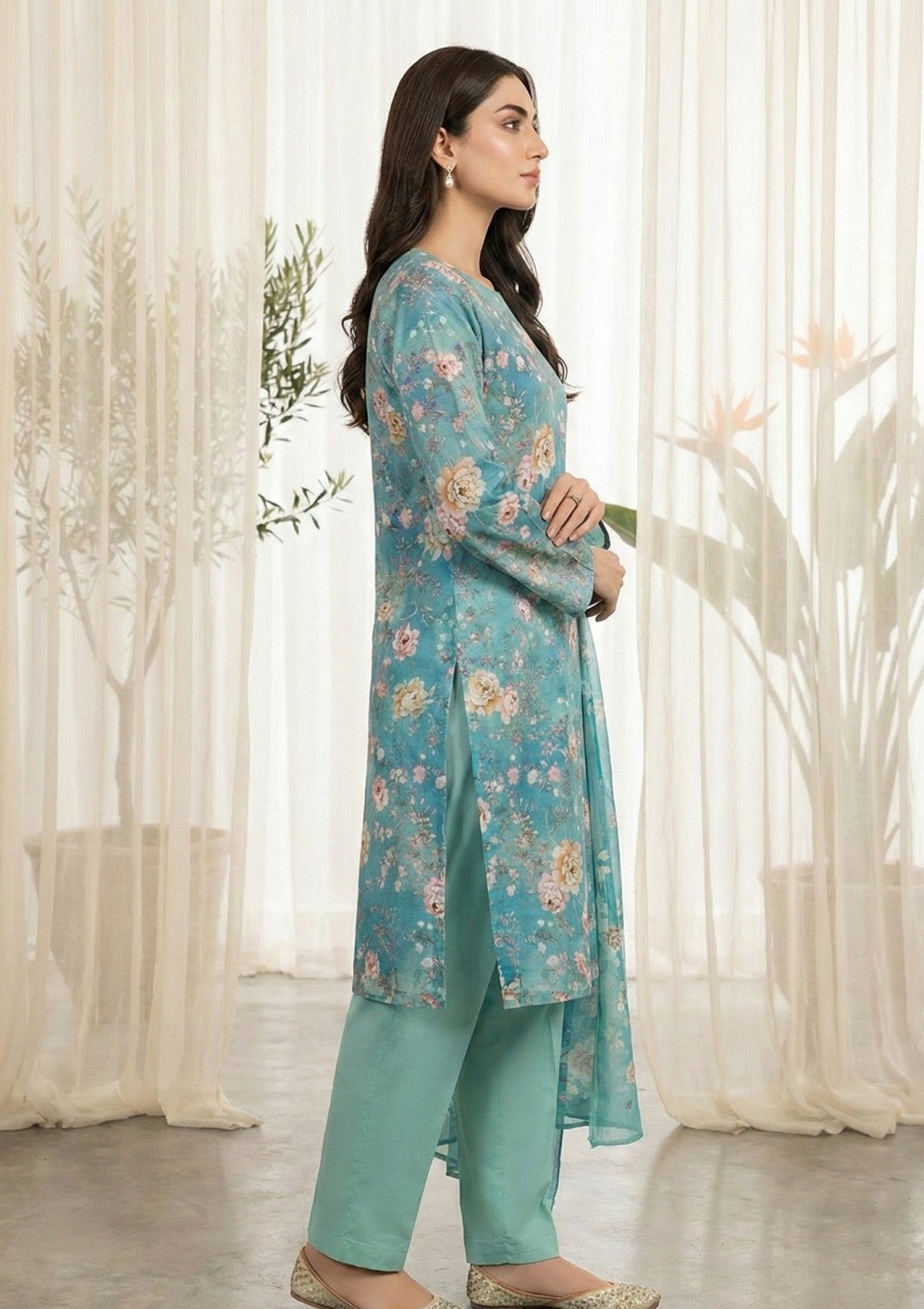 R Prints Lawn 26 Volume 3 - D#27 - S Green