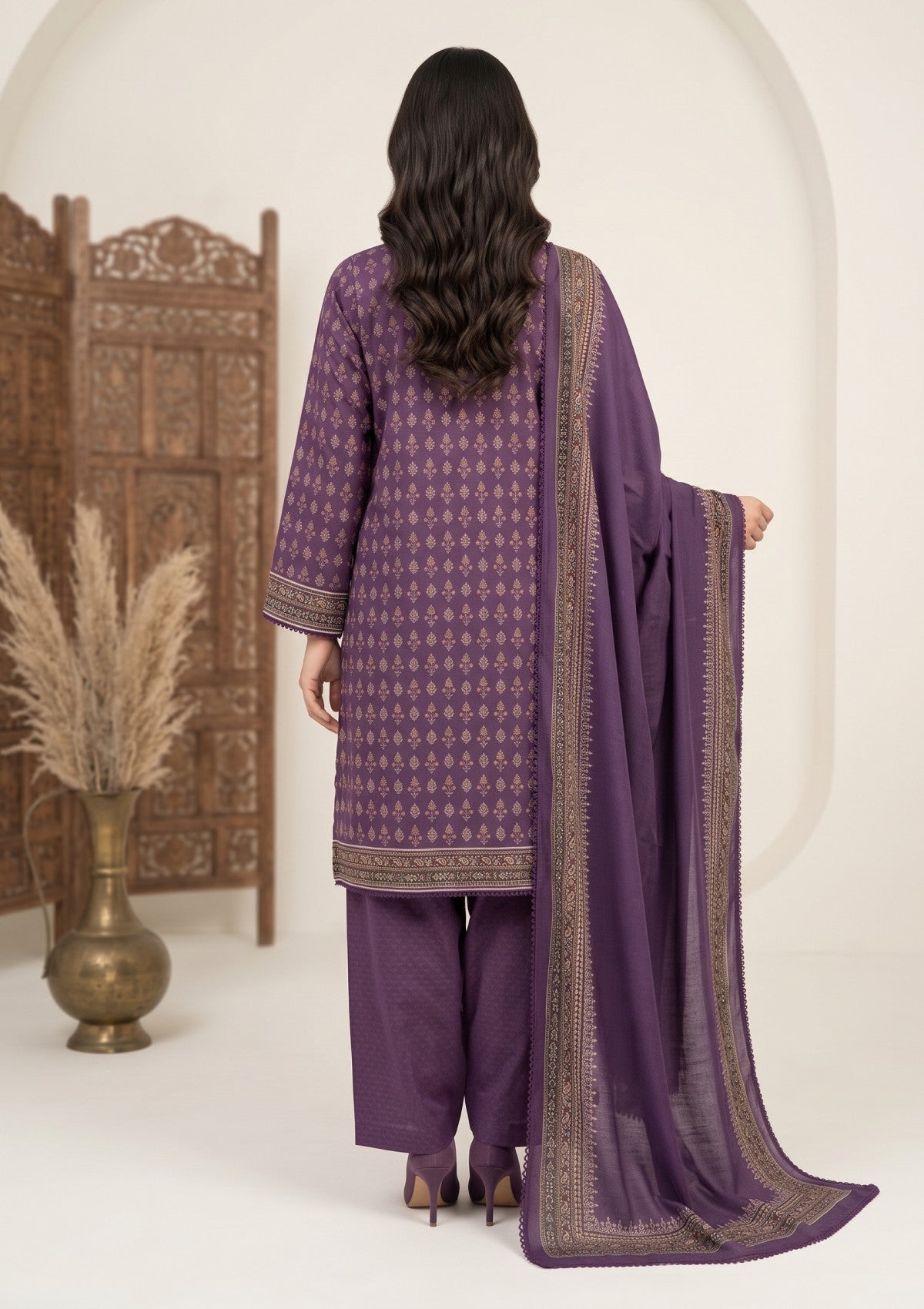 Bana Dora Linen - RB26#02 - PURPLE