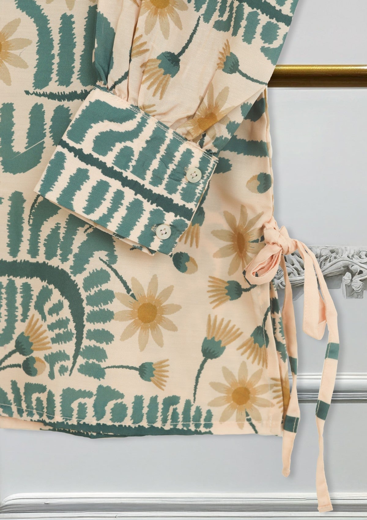 D#09 - Beige - Pret - Co-Ord Set - Silk