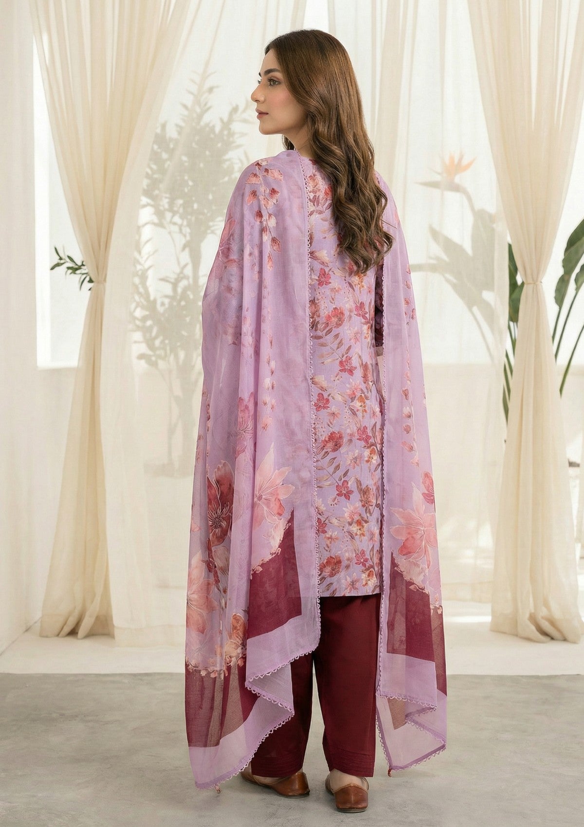 R Prints Lawn 26 Volume 3 - D#13 - DT Pink