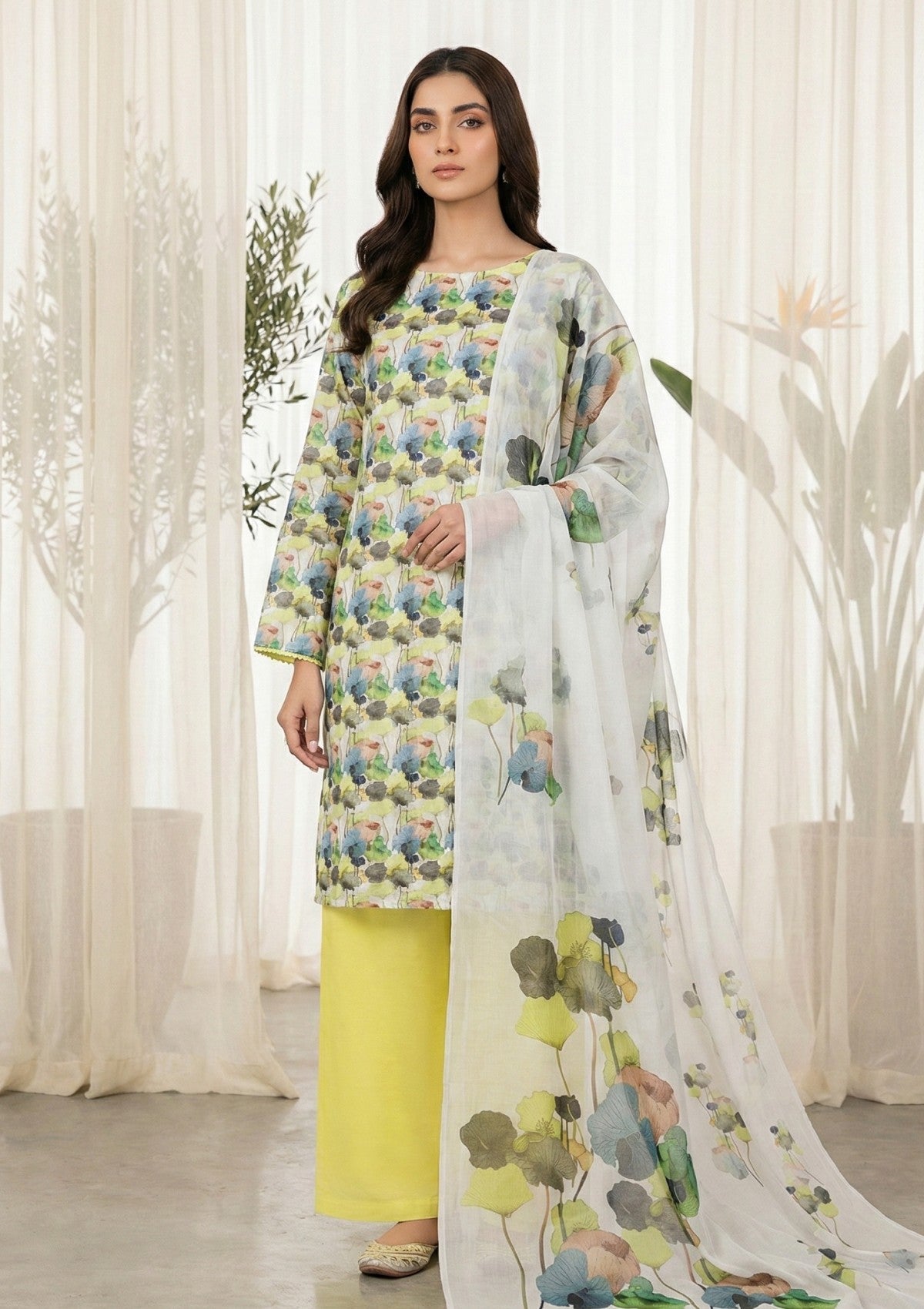 R Prints Lawn 26 Volume 3 - D#31 - Yellow
