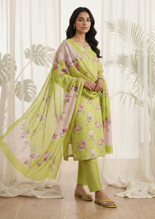 R Prints Lawn 26 Volume 3 - Lime Green