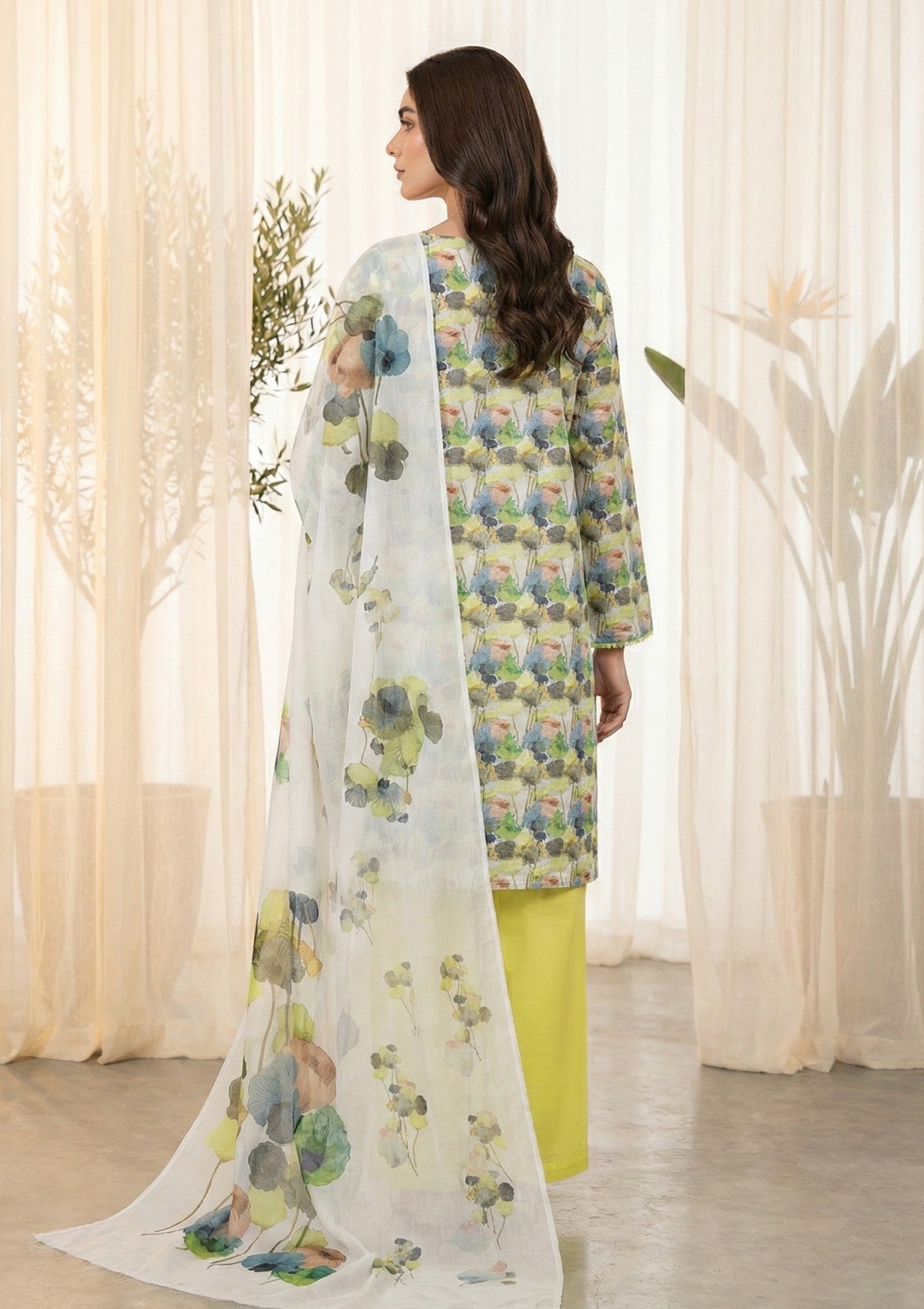 R Prints Lawn 26 Volume 3 - D#31 - Yellow