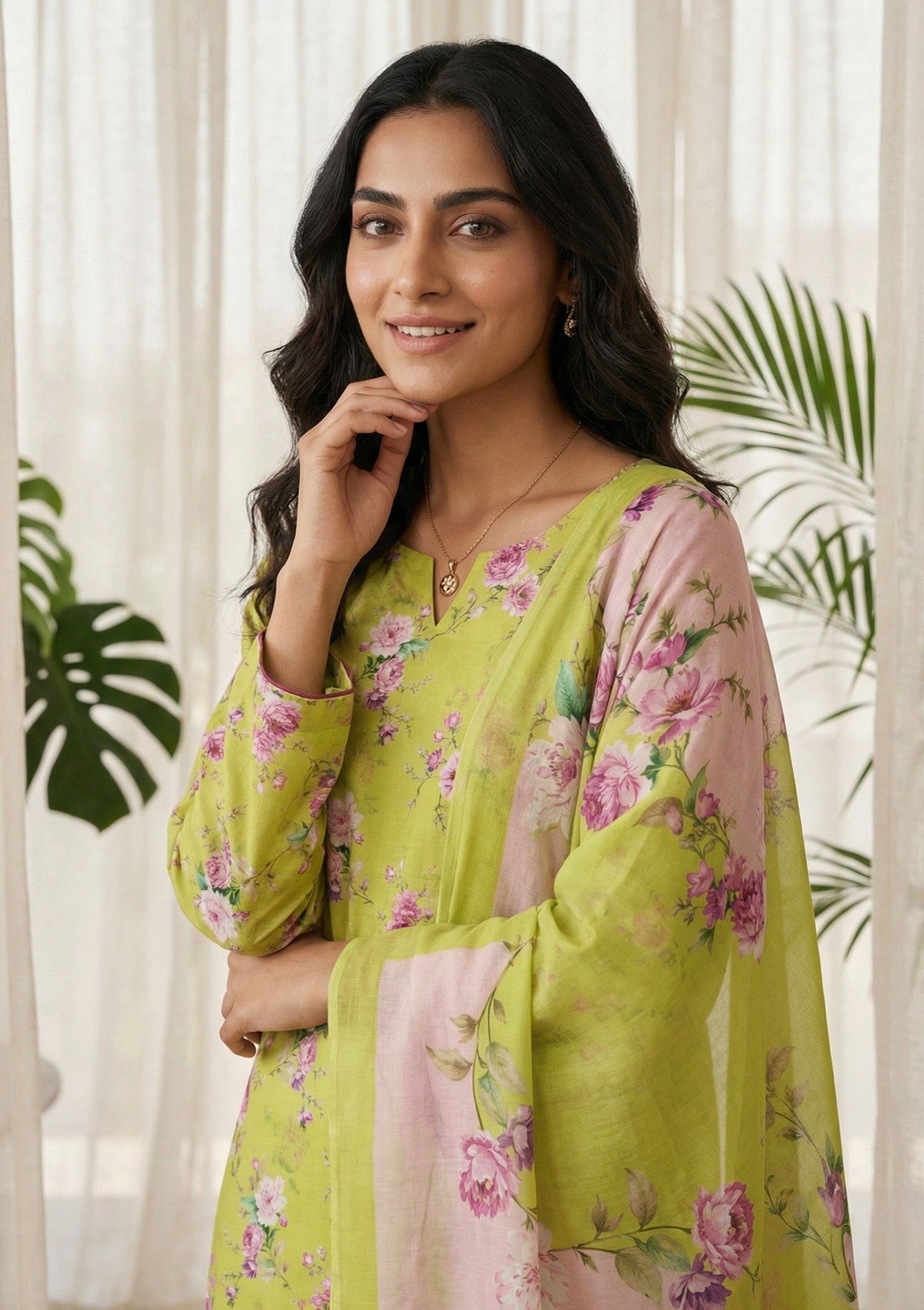 R Prints Lawn 26 Volume 3 - Lime Green