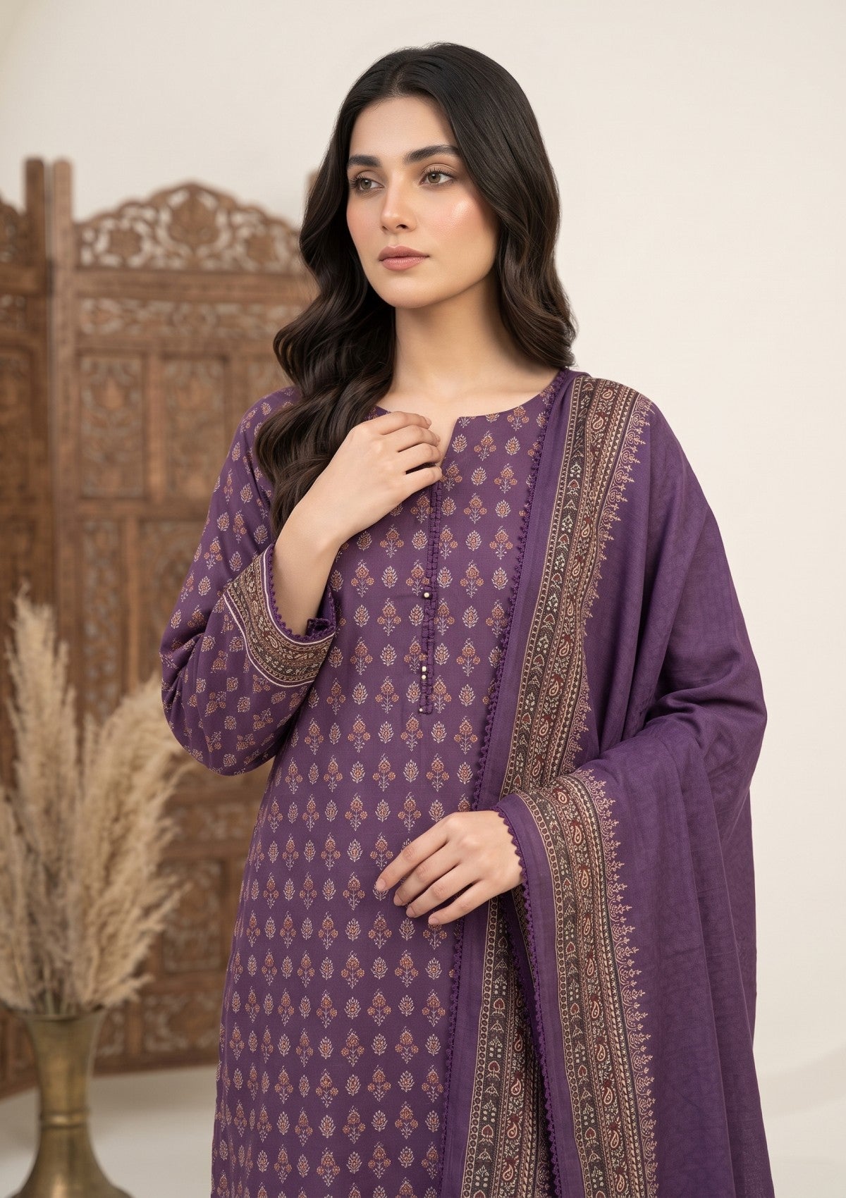 Bana Dora Linen - RB26#02 - PURPLE