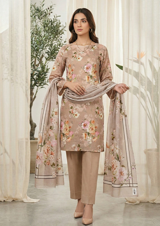 R Prints Lawn 26 Volume 3 - D#42 - Brown