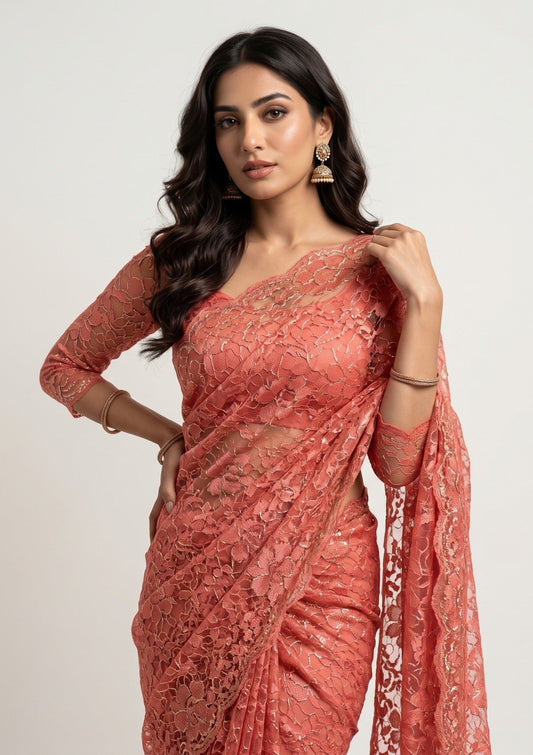 French Resham Chantilly Lace - FCE#446