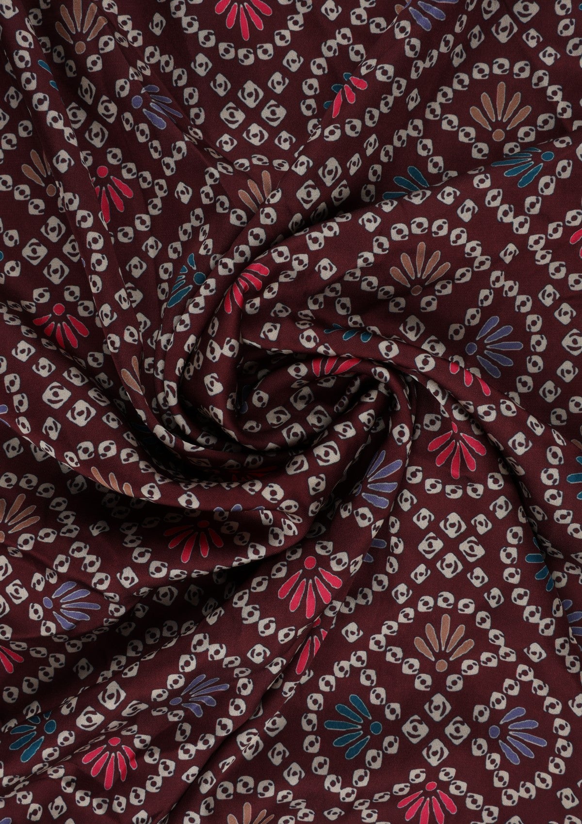 Maroon - Digital Printed - Shamoz Silk Formals 26