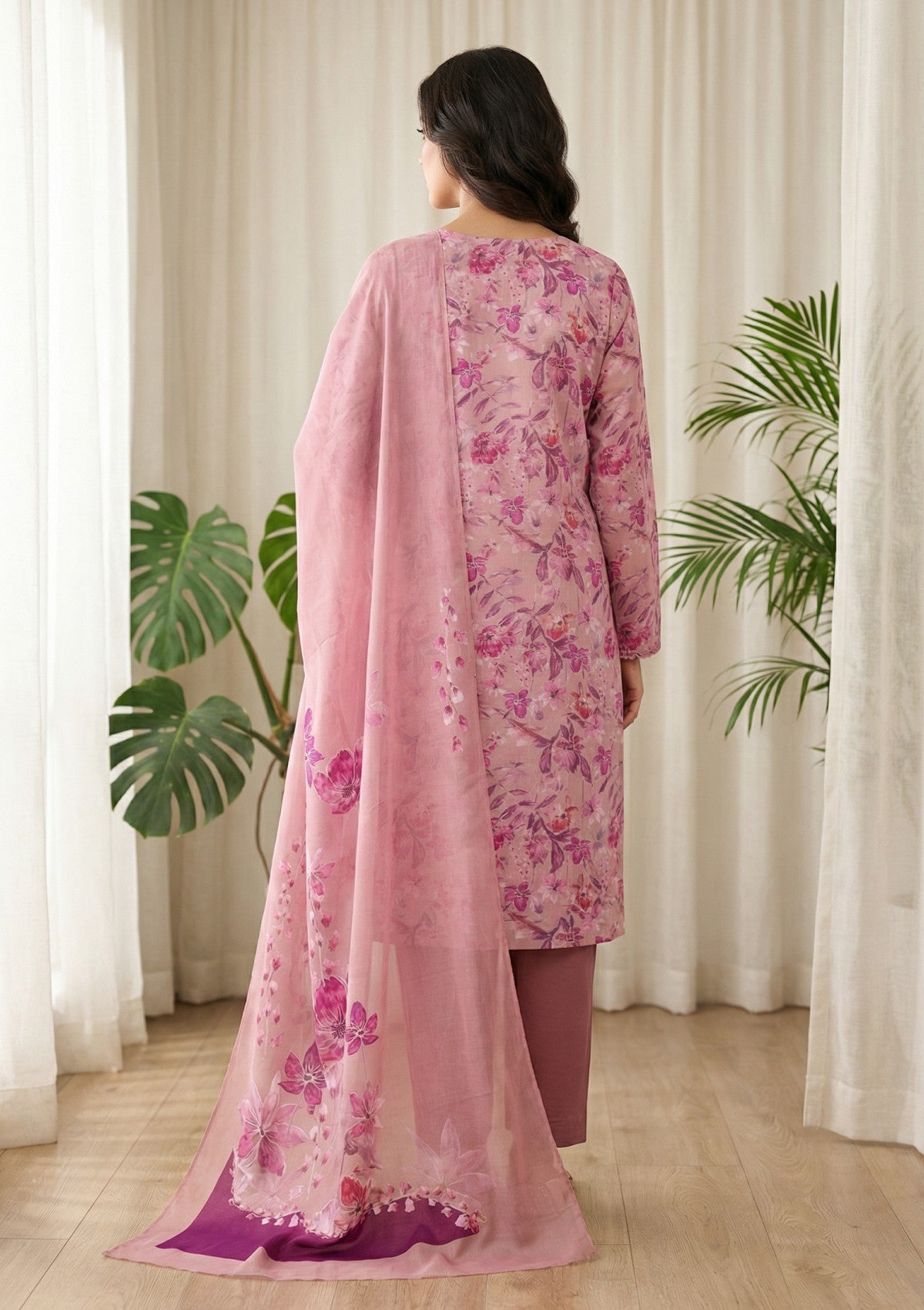 R Prints Lawn 26 Volume 3 - D#13 - T Pink