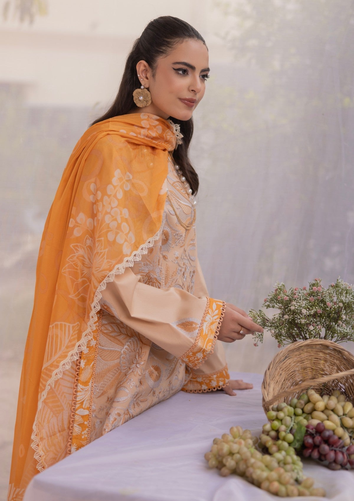RM#10 - 3 pc - Embroidered - Muse Era - Luxury Lawn 25