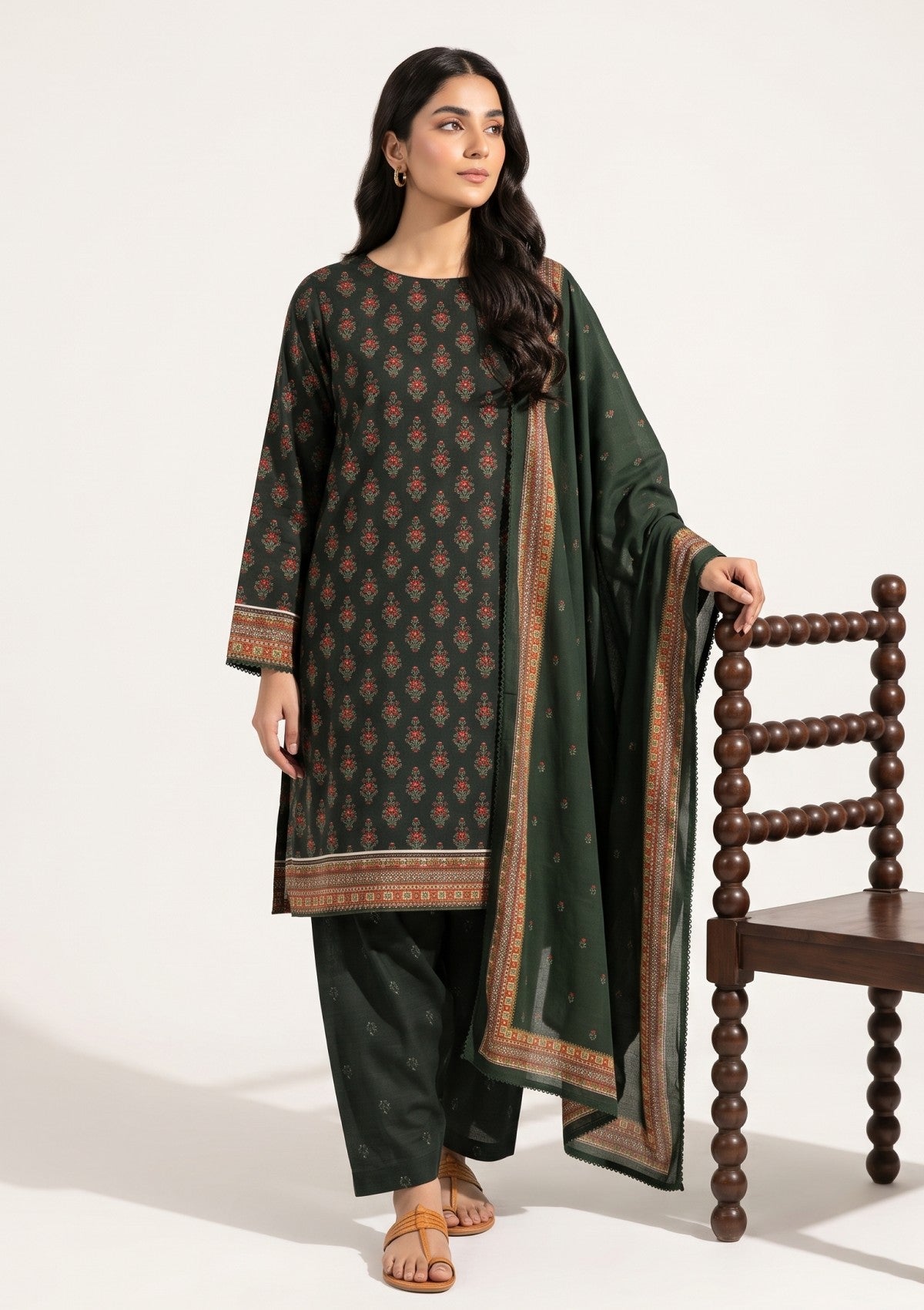 Bana Dora Linen - RB26#13 - D GREEN