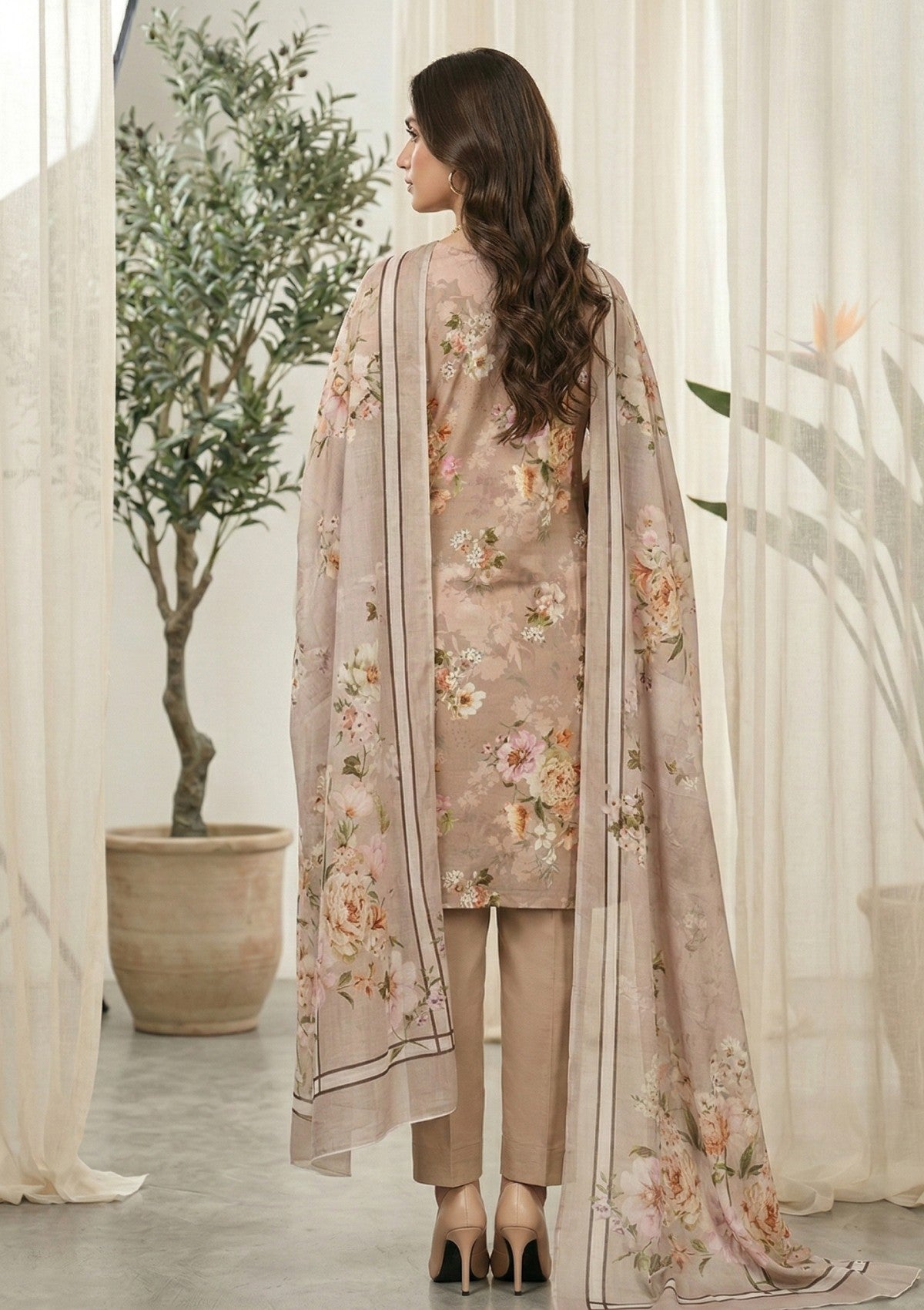 R Prints Lawn 26 Volume 3 - D#42 - Brown