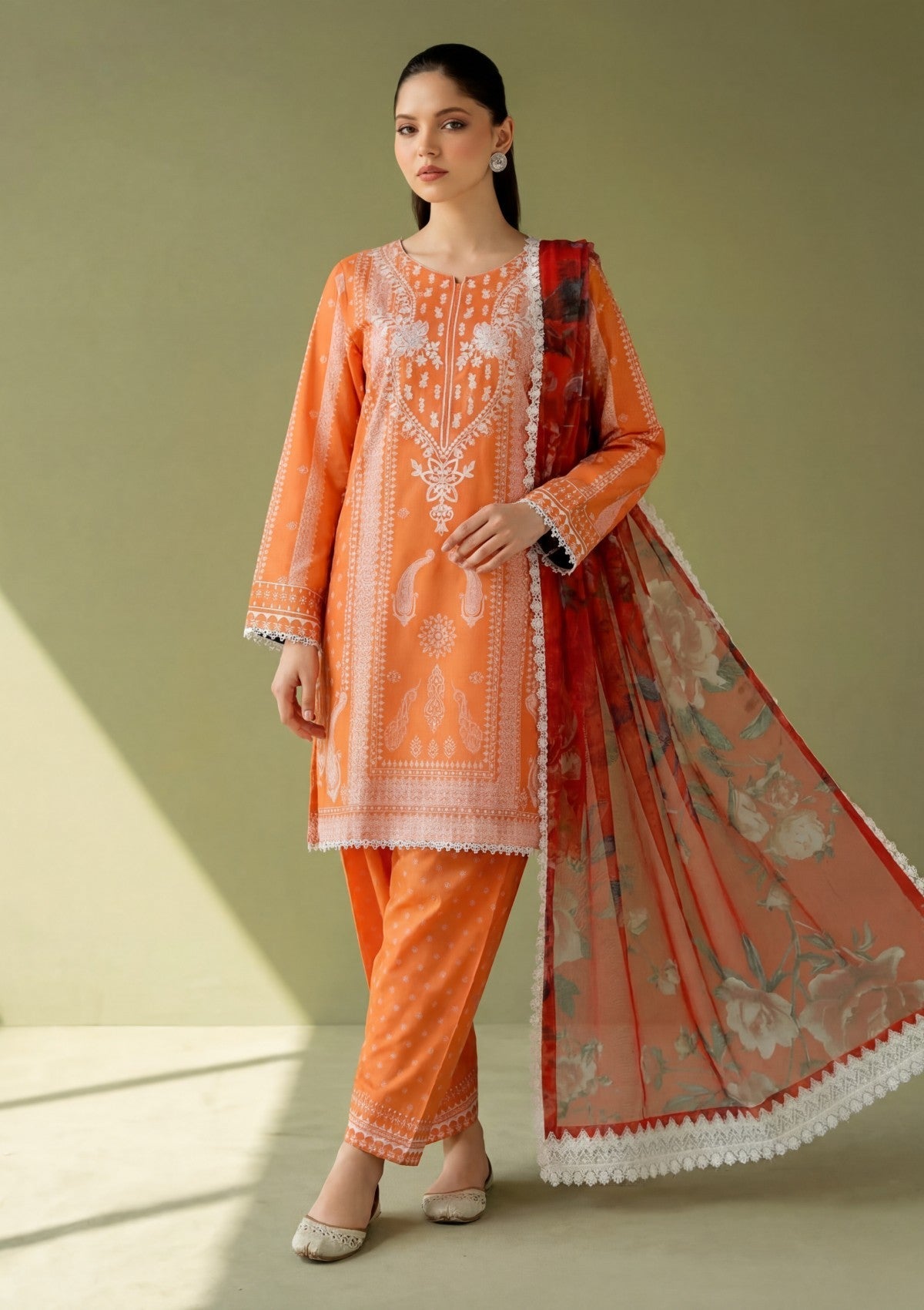 D#02 - MID ORANGE - Aireen Lawn 26