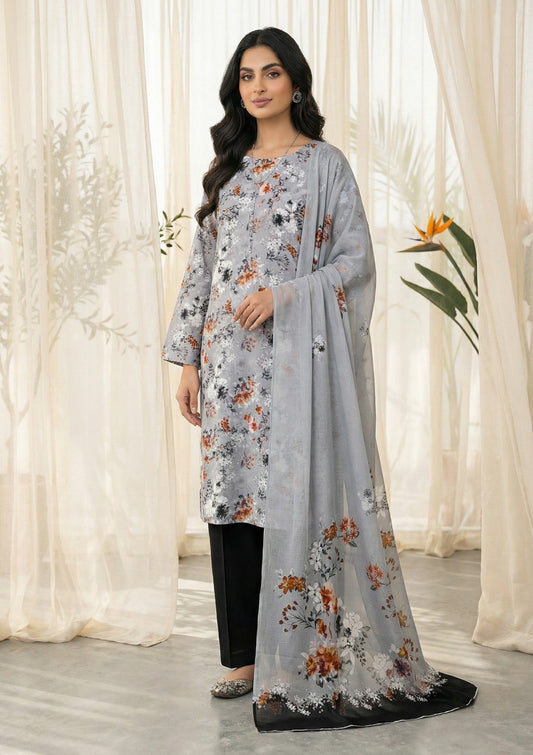 R Prints Lawn 26 Volume 3 - D#23 - Grey