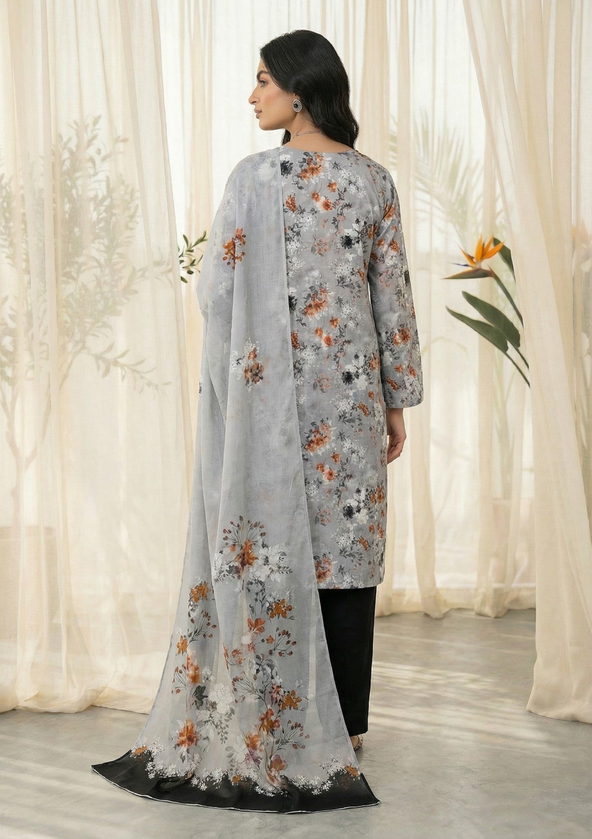 R Prints Lawn 26 Volume 3 - D#23 - Grey
