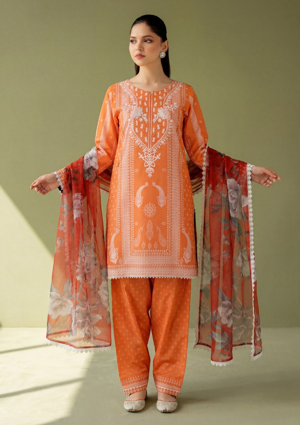 D#02 - MID ORANGE - Aireen Lawn 26