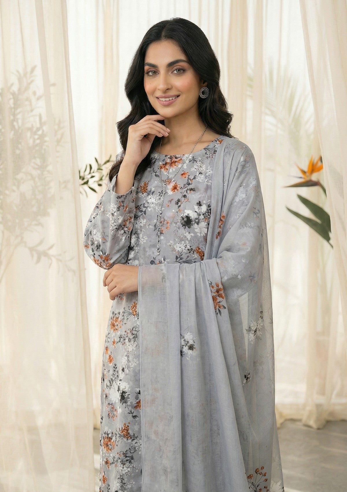 R Prints Lawn 26 Volume 3 - D#23 - Grey