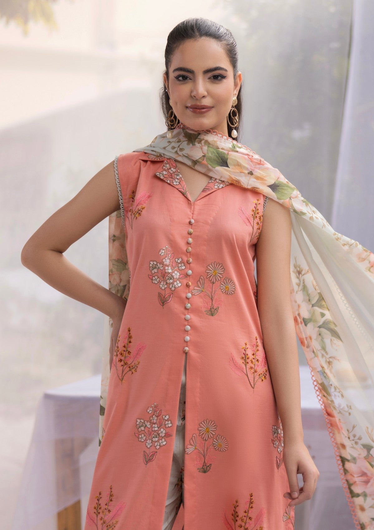 RM#11 - 3 pc - Embroidered - Muse Era - Luxury Lawn 25