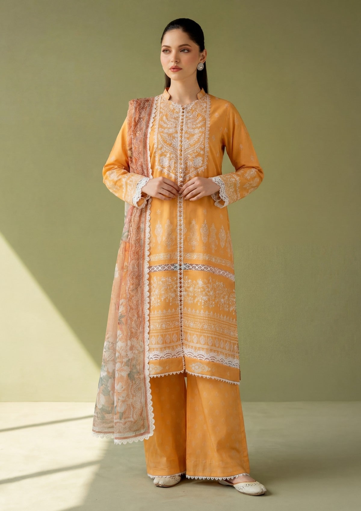 D#03 - BRIGHT ORANGE - Aireen Lawn 26