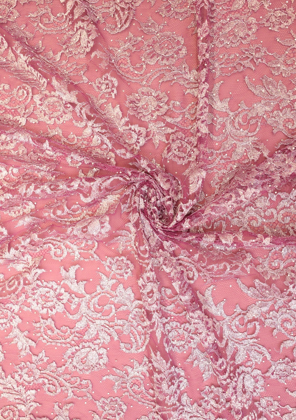 Chantilly Lace With Stone Work - FCE#444