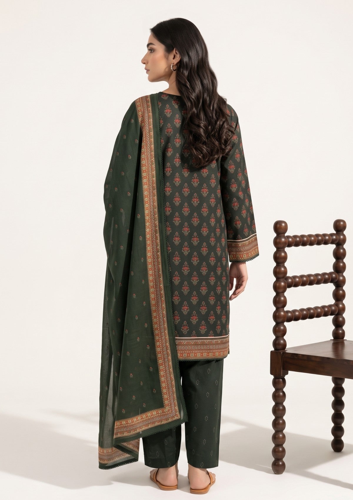 Bana Dora Linen - RB26#13 - D GREEN