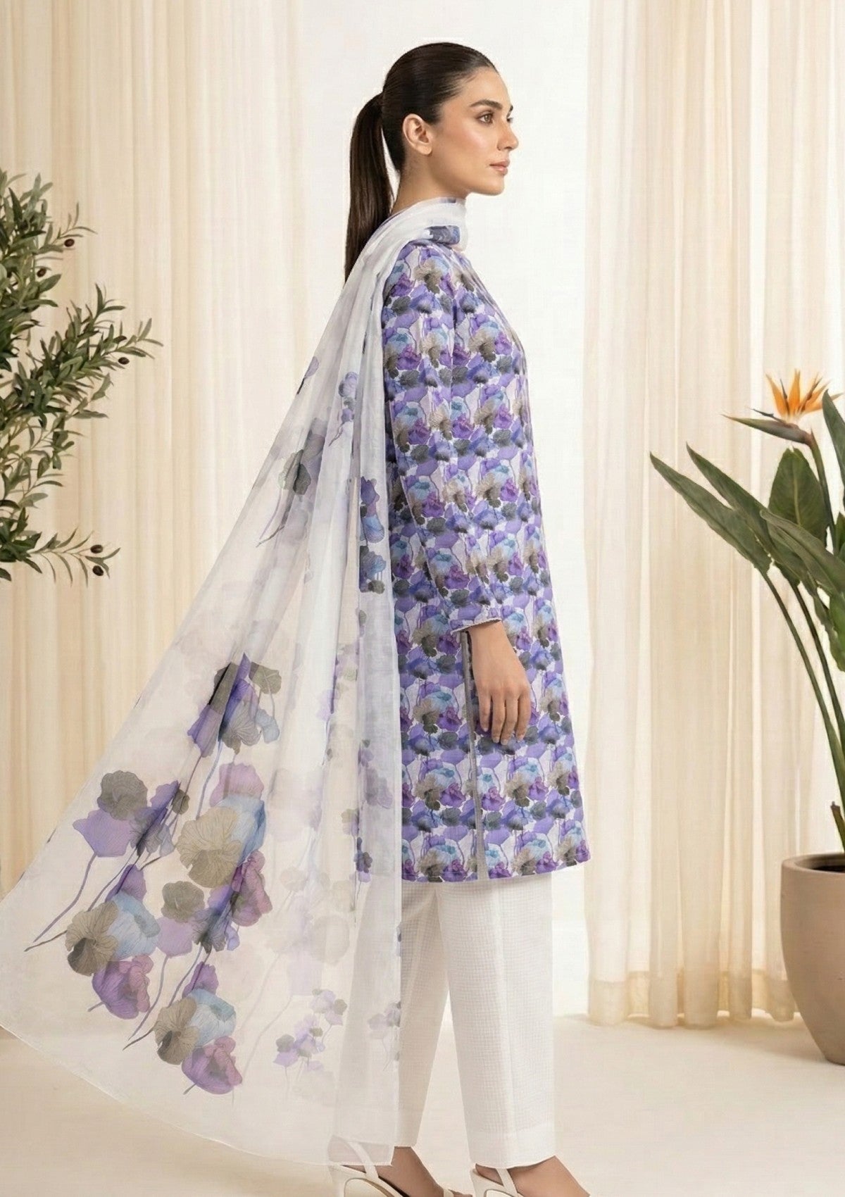 R Prints Lawn 26 Volume 3 - D#31 - Purple