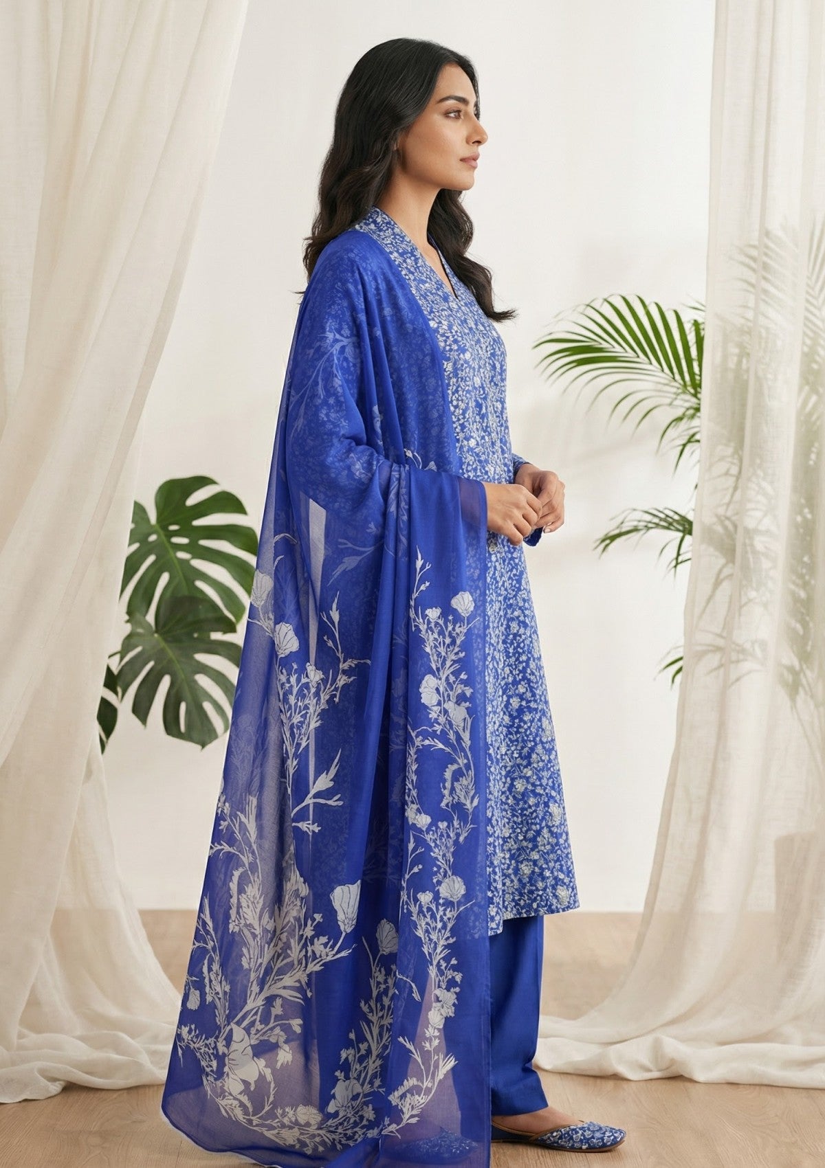 R Prints Lawn 26 Volume 3 - D#26 - Blue