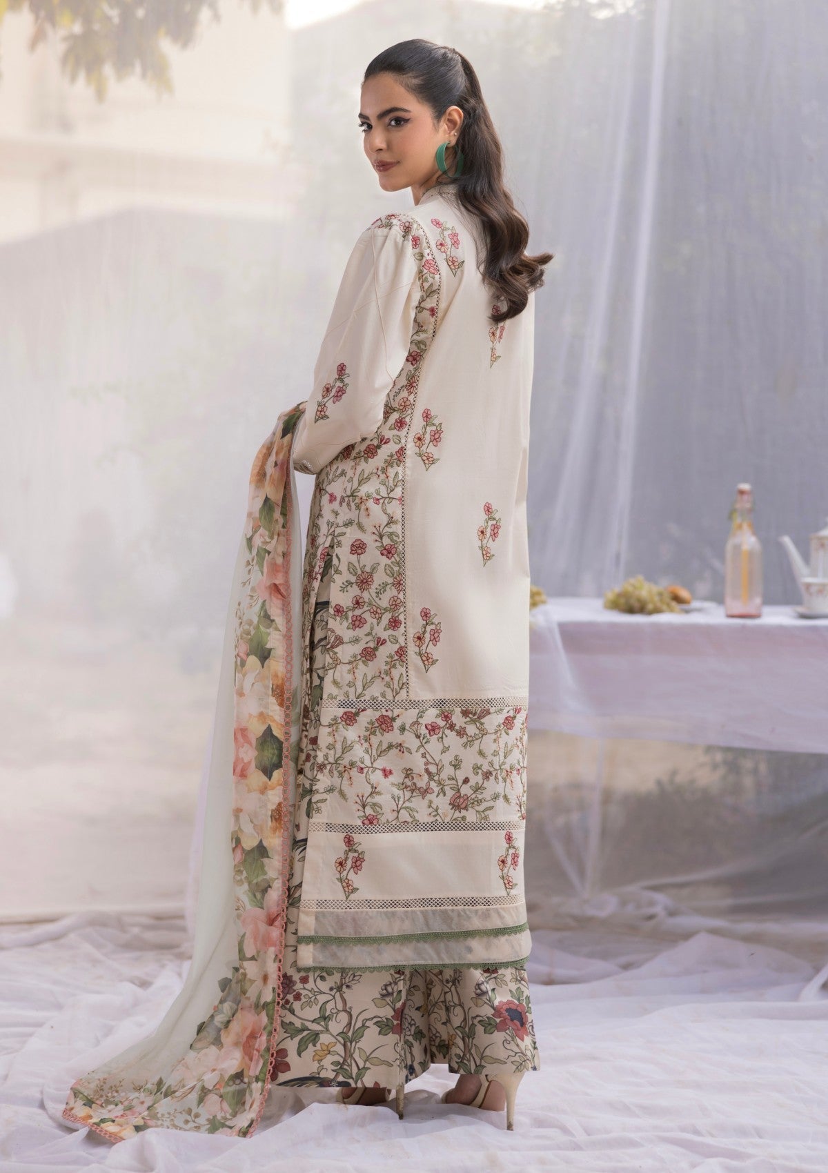 RM#12 - 3 pc - Embroidered - Muse Era - Luxury Lawn 25