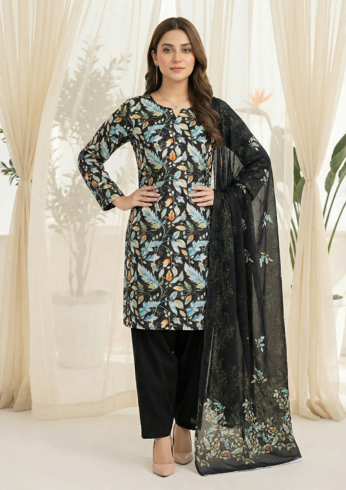 R Prints Lawn 26 Volume 3 - D#21 - Black