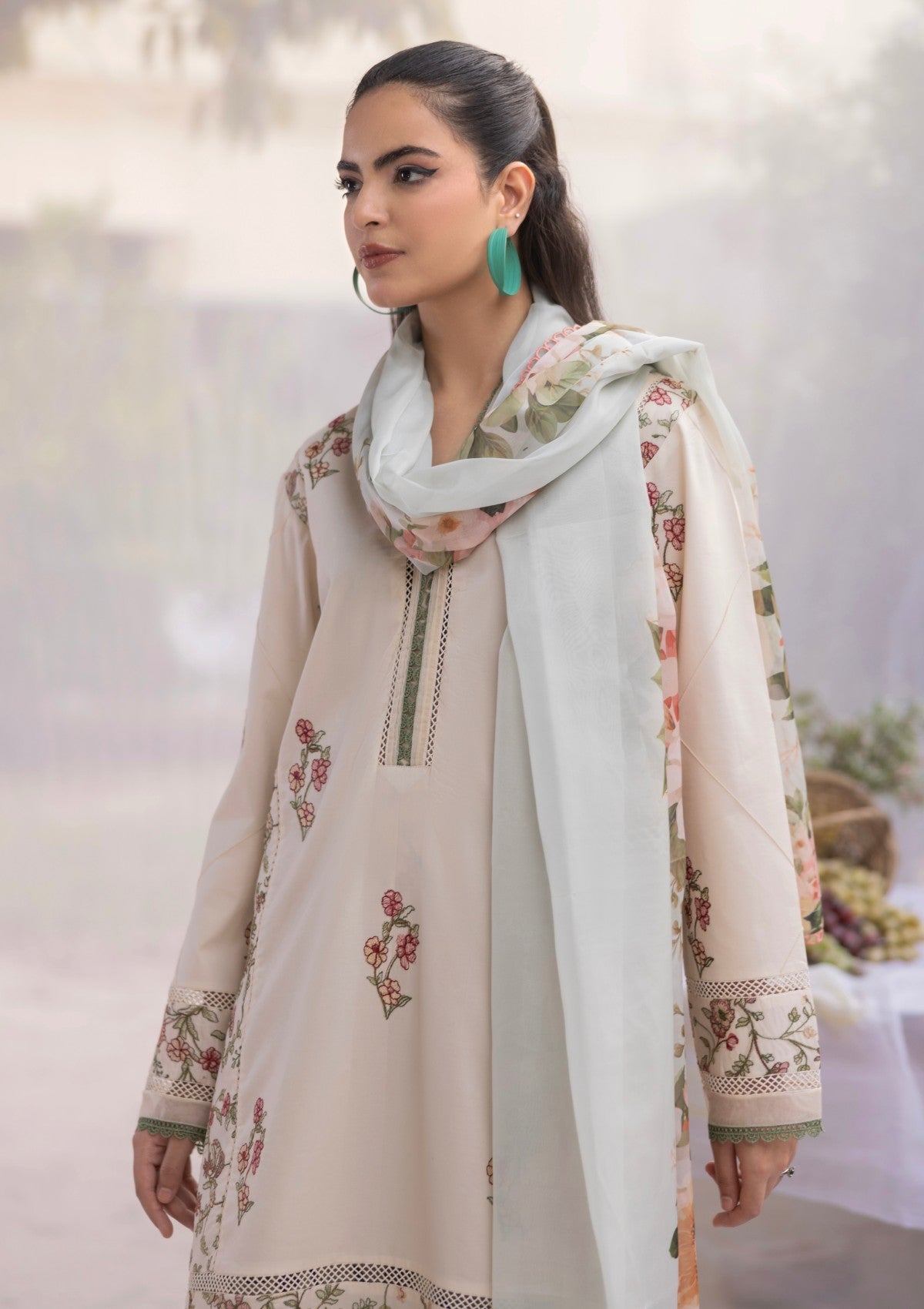 RM#12 - 3 pc - Embroidered - Muse Era - Luxury Lawn 25