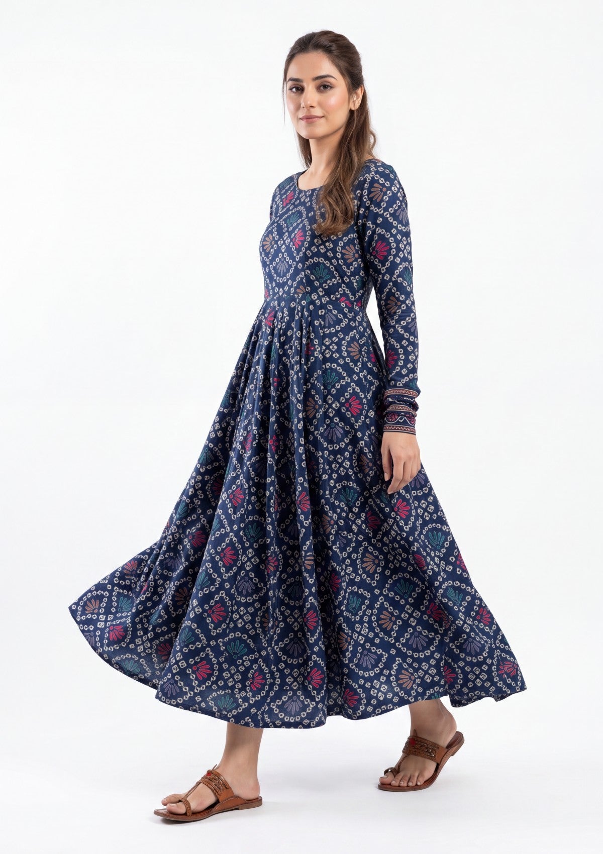 Blue - Digital Printed - Shamoz Silk Formals 26