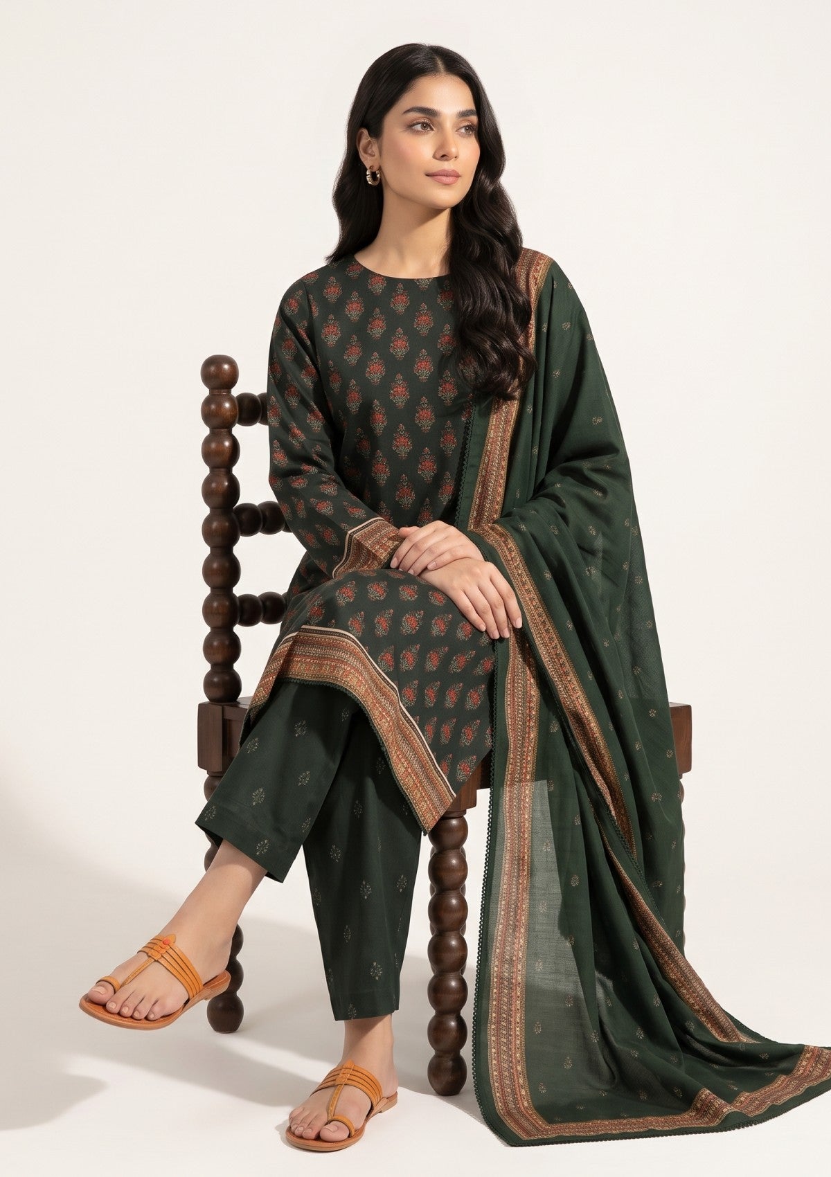 Bana Dora Linen - RB26#13 - D GREEN