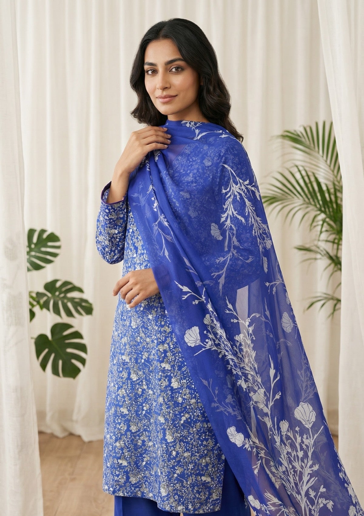 R Prints Lawn 26 Volume 3 - D#26 - Blue