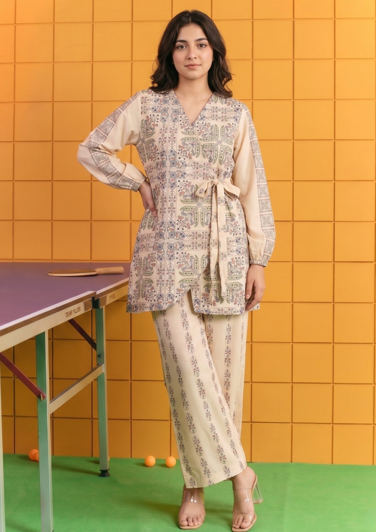 D#08 - F Skin - Pret - Co-Ord Set - Silk